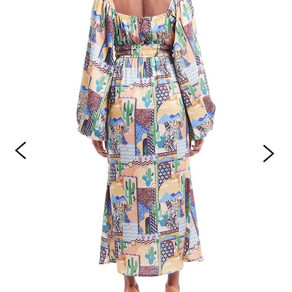 Never Fully Dressed Texas Squareneck Midi Dress - Picture 4 of 5